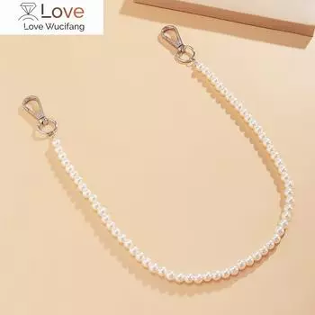 Классическая мода имитация жемчуга цепочка на талию брелок рок панк брюки цепочка джинсы брелок хип-хоп брюки аксессуары