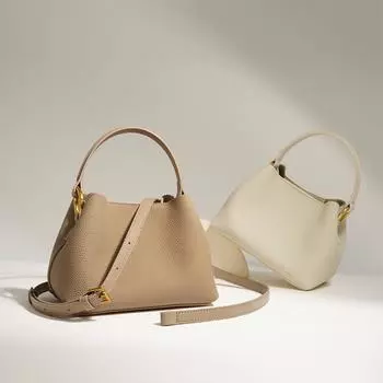 Классическая модная женская мини-сумка-ведро из натуральной кожи, роскошный первый слой из коровьей кожи, модная женская сумка с верхней ручкой