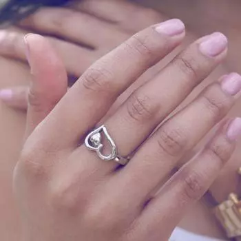 Классическая полировка колец для вечеринки, стильная и очаровательная US 10 серебряный