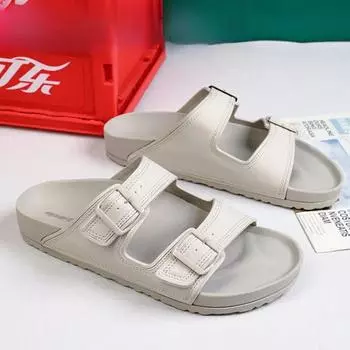 Классическая повседневная обувь для отдыха на пляже ЭВА шлепанцы оригинальные мужские летние модные мужские тапочки нескользящие сандалии сандалии zaptos 39 бежевый