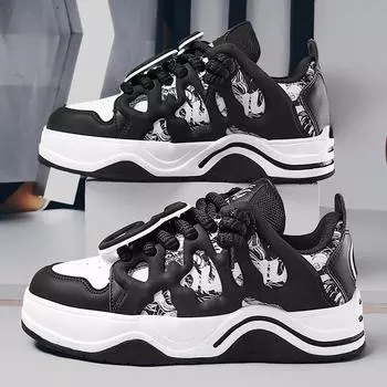 Классическая повседневная обувь ручной работы класса люкс Модная и дышащая классическая универсальная повседневная обувь для пар 36