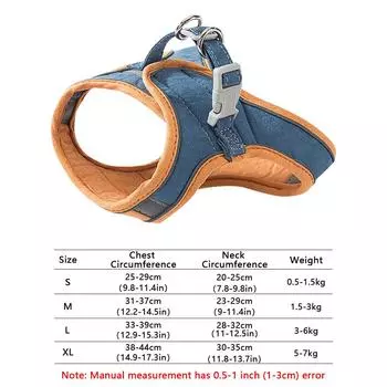 Классическая шлейка для кошек, поводок и шлейка для кошек со светоотражающими полосками, шлейка Easy Walk с защитой от побега, жилет для собак для щенков, котят, кроликов S