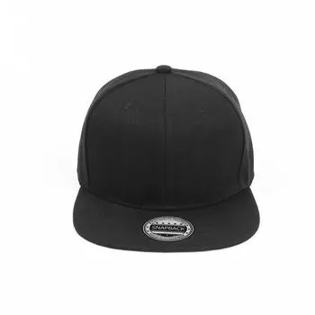 Классическая шляпа Snapback, кепка в стиле хип-хоп, плоская козырек, пустой сплошной цвет, регулируемый размер