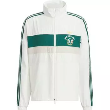 Классическая спортивная куртка Adidas x Disney с полосатым принтом, унисекс, белая JP1418 2XL