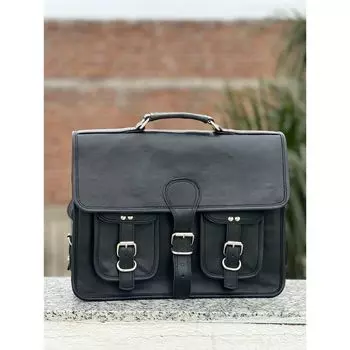 Классическая сумка-мессенджер из кожи буйвола, мужская сумка для ноутбука, женская сумка через плечо, рабочий портфель, боди через плечо, подарки для мужчин 13 X 18 X 5 inches