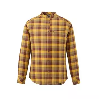 Классическая термо-рубашка в клетку с длинным рукавом MIV03137 Cinnamon M [Millet] для мужчин (НОВЫЙ ЛОГОТИП)