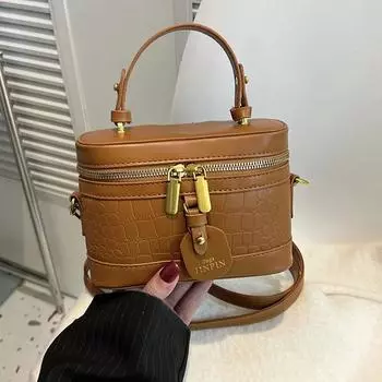 Классическая текстура, квадратная женская верхняя часть, инверно, универсальный темперамент, сумка через плечо, однотонная феста, сумка