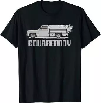 Классическая винтажная футболка унисекс Squarebody S