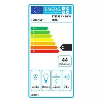 Классическая вытяжка HIGH ONE CH 60 W 302C