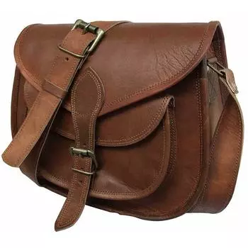 Классическая женская сумка через плечо для колледжа, новая большая сумка-кошелек через плечо 7 x 9 x 3 in коричневый