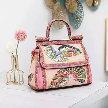 Классическая женская сумка-тоут с принтом Европа и Америка через плечо женские сумки с художественным принтом