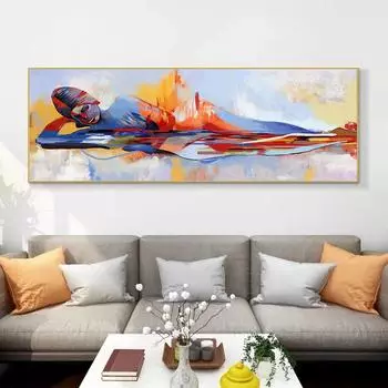 Классические абстрактные сексуальные женские постеры для тела, красочные граффити, рисунок, печать на холсте, картины, декор для гостиной, без рамки 20cm40cm NoFrame