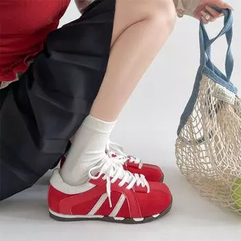 Классические американские красные балетки в стиле ретро Argand женские кроссовки для тренировок 2025 года, универсальные спортивные и развлекательные кроссовки для сноуборда 35 чёрный