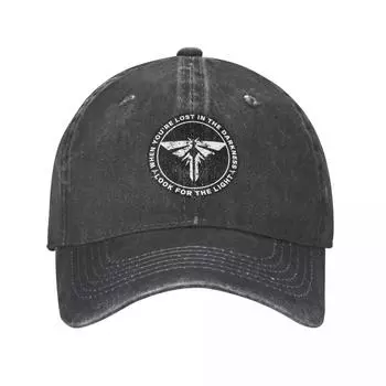Классические бейсболки TLOU The Last Of Us для мужчин и женщин, джинсовая кепка Snapback с потертостями, ищите легкие кепки для активного отдыха, шляпа One Size