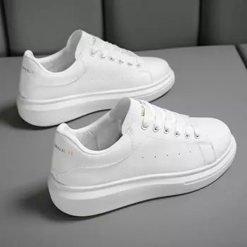 Классические белые кроссовки, мужские и женские, удобные кожаные кроссовки, кроссовки для скейтборда, мужские кроссовки, баскет-кеды 35