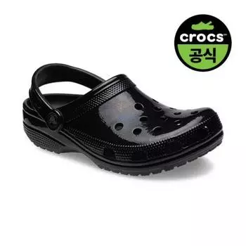 Классические блестящие сабо Bk 24sucl209609 для Crocs Crocs BLACK Z001/M4W6 230