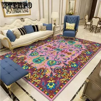 Классические богемные ковры для гостиной, коврик для украшения спальни, напольный коврик, большие коврики 60*160cm
