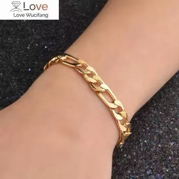 Классические браслеты из стерлингового серебра 925 пробы и золота 18 карат, геометрия 8 мм для мужчин и женщин, модные подарки на свадьбу, ювелирные украшения 20cm 8inches серебряный