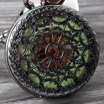 Классические бронзовые, серебристые и белые модные карманные часы с паутиной высокого класса, механические, мужские и женские, студенческие, карманные часы с цепочкой в стиле ретро