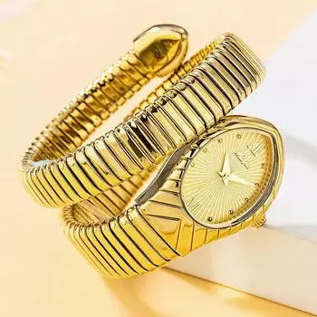 Классические часы в форме змеи для женщин, золотые, серебряные, масштабируемые, женские часы, блестящие, с бриллиантами, кварцевые, женские наручные часы серебряный/белый