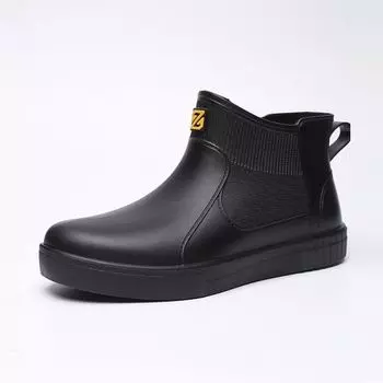 Классические черные резиновые сапоги Muck Shoe для защиты от сырой погоды, легко надевать и снимать 40