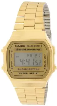 Классические цифровые часы Casio, цвет: Золотой Размер: Свободный размер