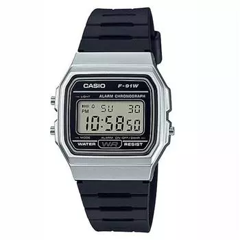 Классические цифровые уретановые часы Casio Pearl Grey WM-7A