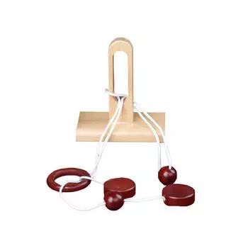 Классические деревянные головоломки из веревок, интеллектуальные развивающие игрушки, пространственное мышление, интеллектуальная игра для детей, сувениры на вечеринку, подарок