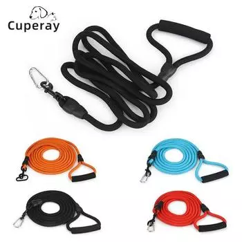 Классические длинные поводки для домашних животных, 3M/5M/10M прочный поводок с поворотным запирающимся карабином и удобной мягкой ручкой, для маленьких, средних и больших собак 0.8X300cm