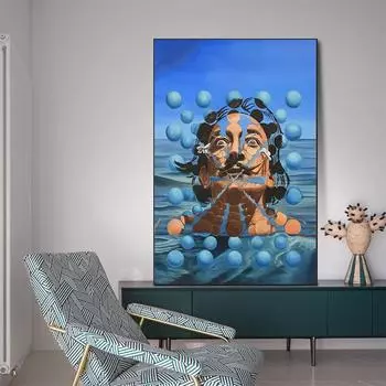 Классические картины Сальвадора Дали на холсте, знаменитые постеры и принты, настенные художественные картины для гостиной, украшения дома, Куадрос 21x30 No Frame