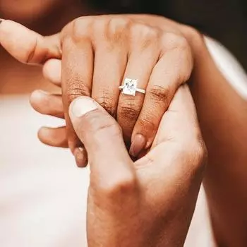 Классические кольца из белого камня прямоугольной огранки для женщин, серебристый цвет, геометрический белый циркон, обручальные кольца, обручальное кольцо, свадебные украшения 4 белый