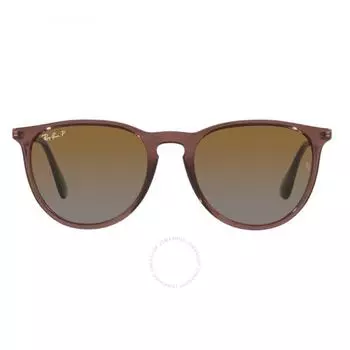 Классические коричневые женские солнцезащитные очки Ray Ban Erika Phantos RB4171 6593T5 54