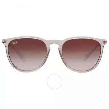 Классические коричневые женские солнцезащитные очки Ray Ban Erika с градиентом Phantos RB4171 674413 54