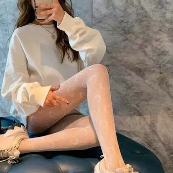 Классические кружевные сетчатые чулки в стиле Лолиты для японских девочек, женские сексуальные колготки в стиле готического панка в стиле ретро Plus Size