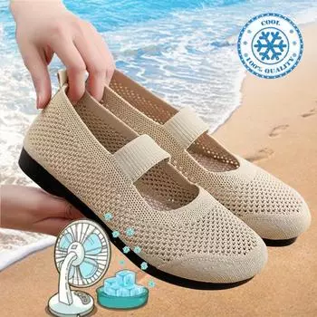 Классические летние женские пляжные туфли на плоской подошве с плоским каблуком, дышащие женские полые летящие тканые повседневные туфли, легкая домашняя обувь 36 серый