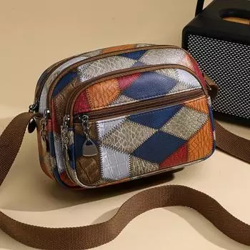 Классические лоскутные сумки для женщин, роскошные дизайнерские сумки и кошельки, новый дизайн сращивания, сумка через плечо Old Money MIT 23x10x18cm