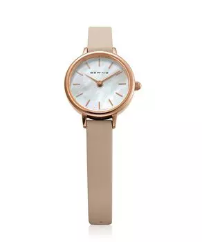 Классические мини-часы [Bering] 11022-566 Off-White бежевый