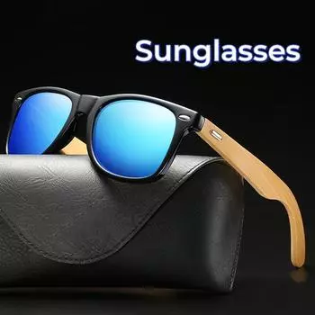 Классические модные индивидуальные солнцезащитные очки на бамбуковой ножке для мужчин и женщин, ретро-солнцезащитные очки с рисовыми гвоздями, ультралегкие очки унисекс для активного отдыха