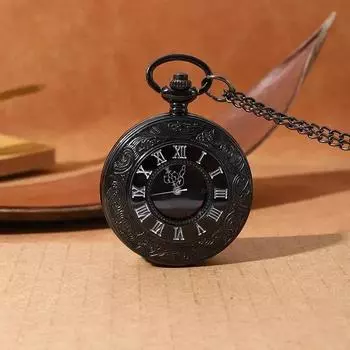 Классические модные кварцевые карманные часы с цепочкой для мужчин, подвесные часы с цепочкой для мужчин и женщин, подарки