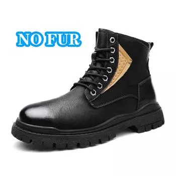 Классические мотоциклетные ботинки из натуральной кожи, мужские высококачественные ботильоны, модная дизайнерская обувь с высоким верхом, обувь для мотоциклистов 38