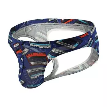 Классические мультяшные U-образные сексуальные эластичные брюки с низкой талией для мужского нижнего белья L