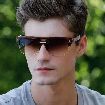 Классические мужские и женские аксессуары солнцезащитные очки европейские и американские модные солнцезащитные очки прозрачные квадратные очки