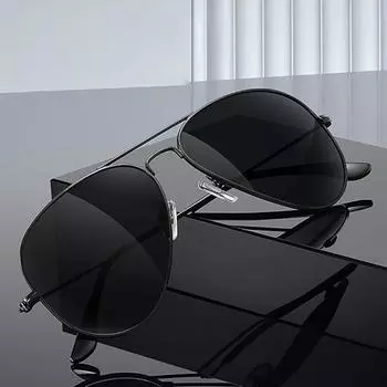 Классические мужские и женские солнцезащитные очки, мужские солнцезащитные очки для вождения и рыбалки, модные металлические солнцезащитные очки, подходящие для ежедневного использования