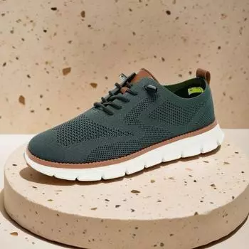 Классические мужские повседневные туфли для активного отдыха, противоскользящие износостойкие дышащие сетчатые кроссовки на шнуровке, модные мужские мокасины 40 жёлтый