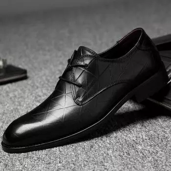 Классические мужские повседневные туфли из натуральной кожи для взрослых, итальянские, формальные, свадебные, социальные, деловые, удобные, офисные, оксфорды 35