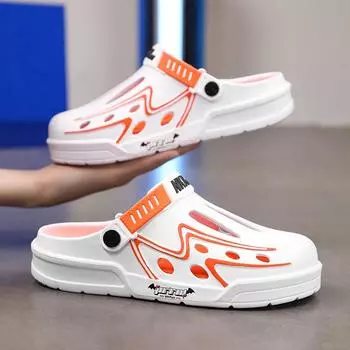 Классические мужские тапочки высшего качества EVA Graden Clogs Home Sandals Mens Outdoor Beach Slides Non-Slip Casual Beach Shoes 39-40