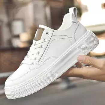 Классические мужские туфли на шнуровке, дышащие кроссовки, повседневная обувь ручной работы из натуральной кожи, легкие мужские туфли для вождения 38 чёрный