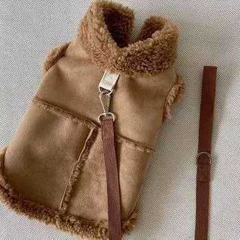 Классические однотонные жилеты для собак Зимняя флисовая теплая одежда для собак мелких и средних пород Куртки Одежда для щенков йоркширский терьер перро XS белый