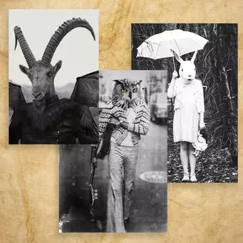 Классические плакаты из серии ужасов, ретро-принты, ретро-картины для украшения стен комнаты, фотографии для украшения дома 21cm30cm NoFrame