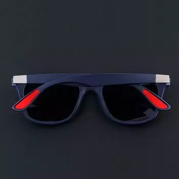 Классические поляризационные солнцезащитные очки для мужчин и женщин в квадратной оправе для вождения, очки UV400 чёрный